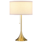 Orleans Furniture - Coaster - Elmira 24-inch Drum Shade Metal Table Lamp Gold - 920241